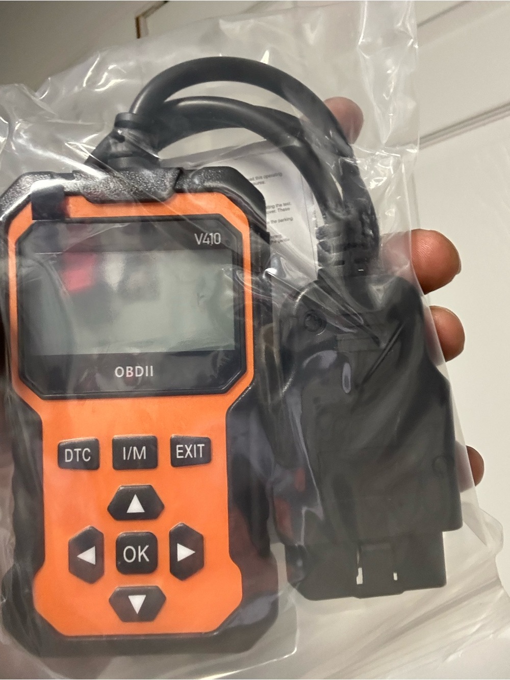 V410 OBDII Diagnostic Code Reader - Orange, Unbranded